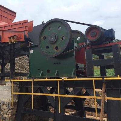 PE van de mijnbouwsteengroeve 15kW Installatie 250*400mm van de Kaakmaalmachine Voer het Openen